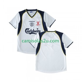 Camisolas de futebol Liverpool LWP 2001 Retro Equipamento Alternativa 2002 Manga Curta